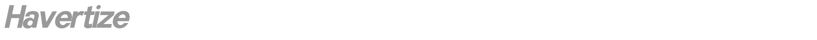 Havertize font preview